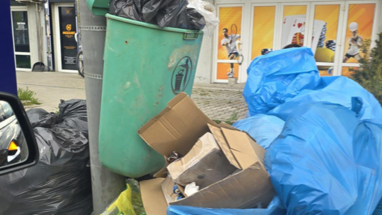 Sjenica problem otpada &ndash; razbacane kese i otpad oko kontejnera